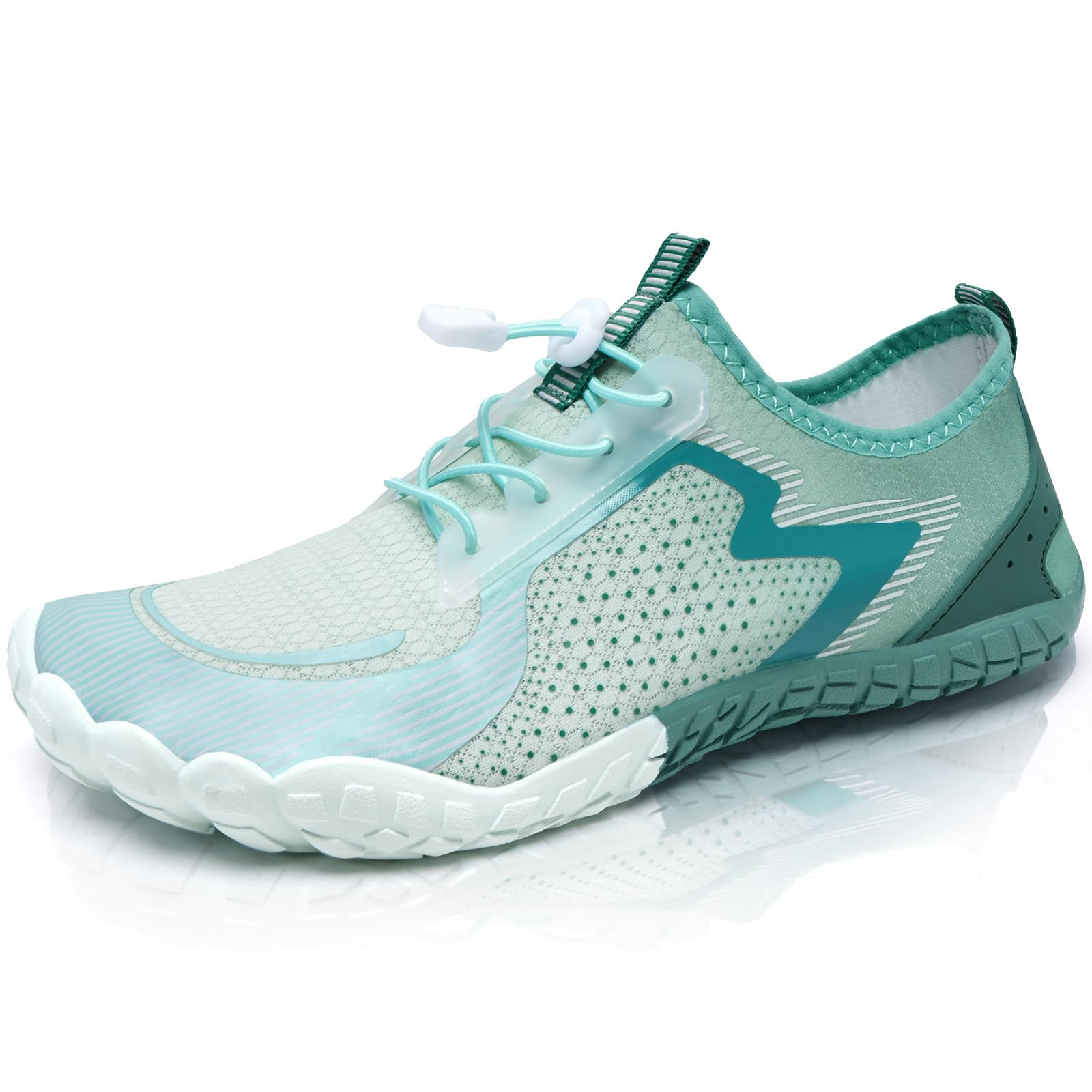 IceUnicorn Herren Damen Barfußschuhe Traillaufschuhe Fitnessschuhe Knit Minimalistische Breiter Zehenbox