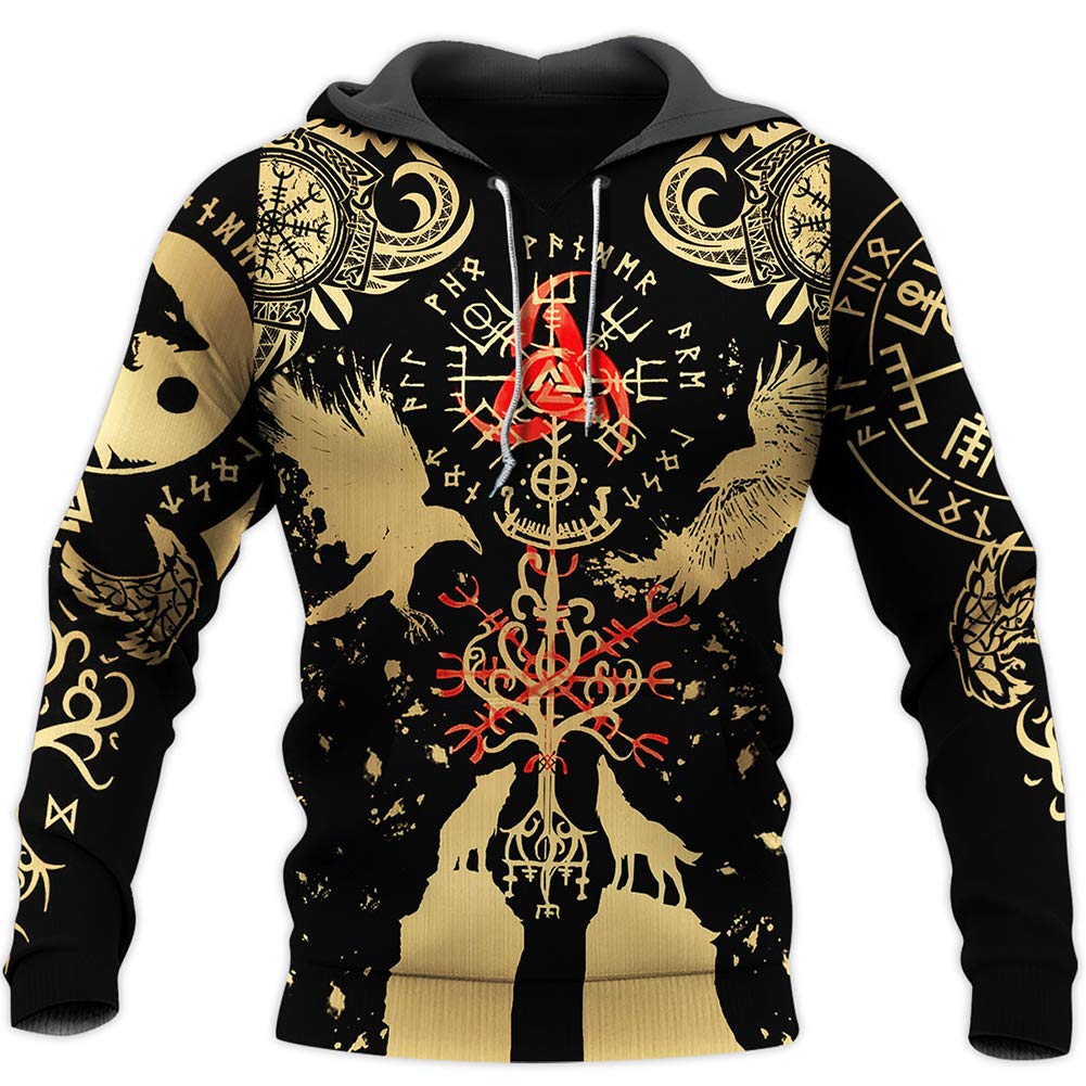Vêtement Viking 3D confortable pour remplacer les sweats ternes L