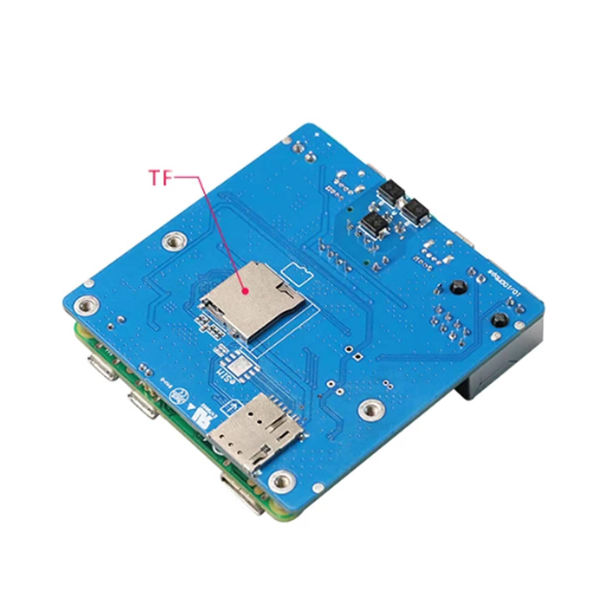 Scheda di espansione per Raspberry Pi Zero 2 W, scheda madre con RS485 e CAT.1 4G LTE, ingresso 9-24 V, con RTC