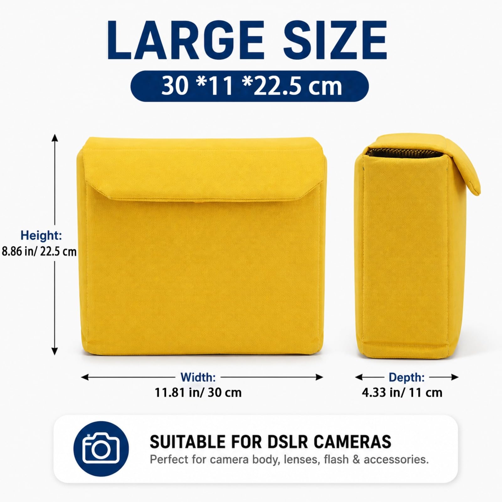 Insert appareil photo pour Sac à Dos, Sac de Protection Étanche, Insertion d’appareil Photo Résistant aux Chocs pour Objectifs