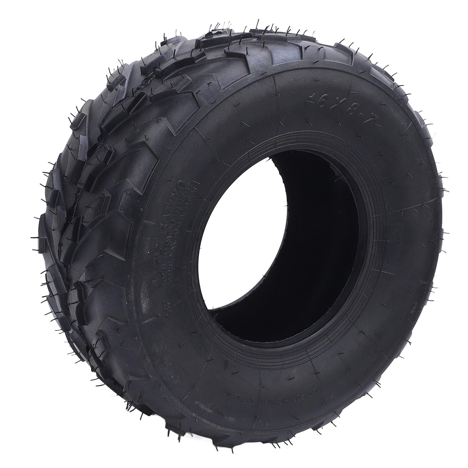 16x8-7 ATV-Reifen aus Gummi mit Verbessertem Grip, Pannensicherer Ersatzreifen für Quad, Off-Road, Go-Kart, Golfwagen, Mini-Fahrrad