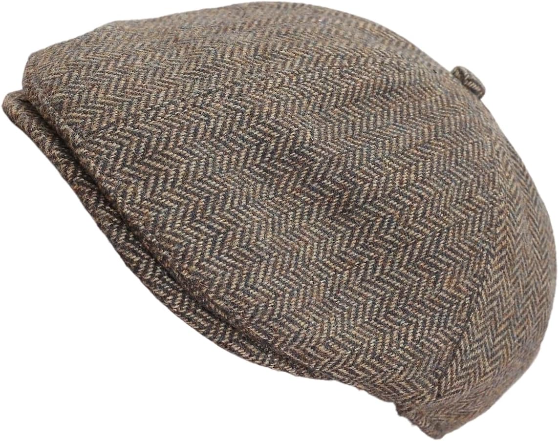 Retro Stripe Wool Berets for Women and Girls Unisex Design Women’s Wool Blend Cap Elevating Your Daily Look
