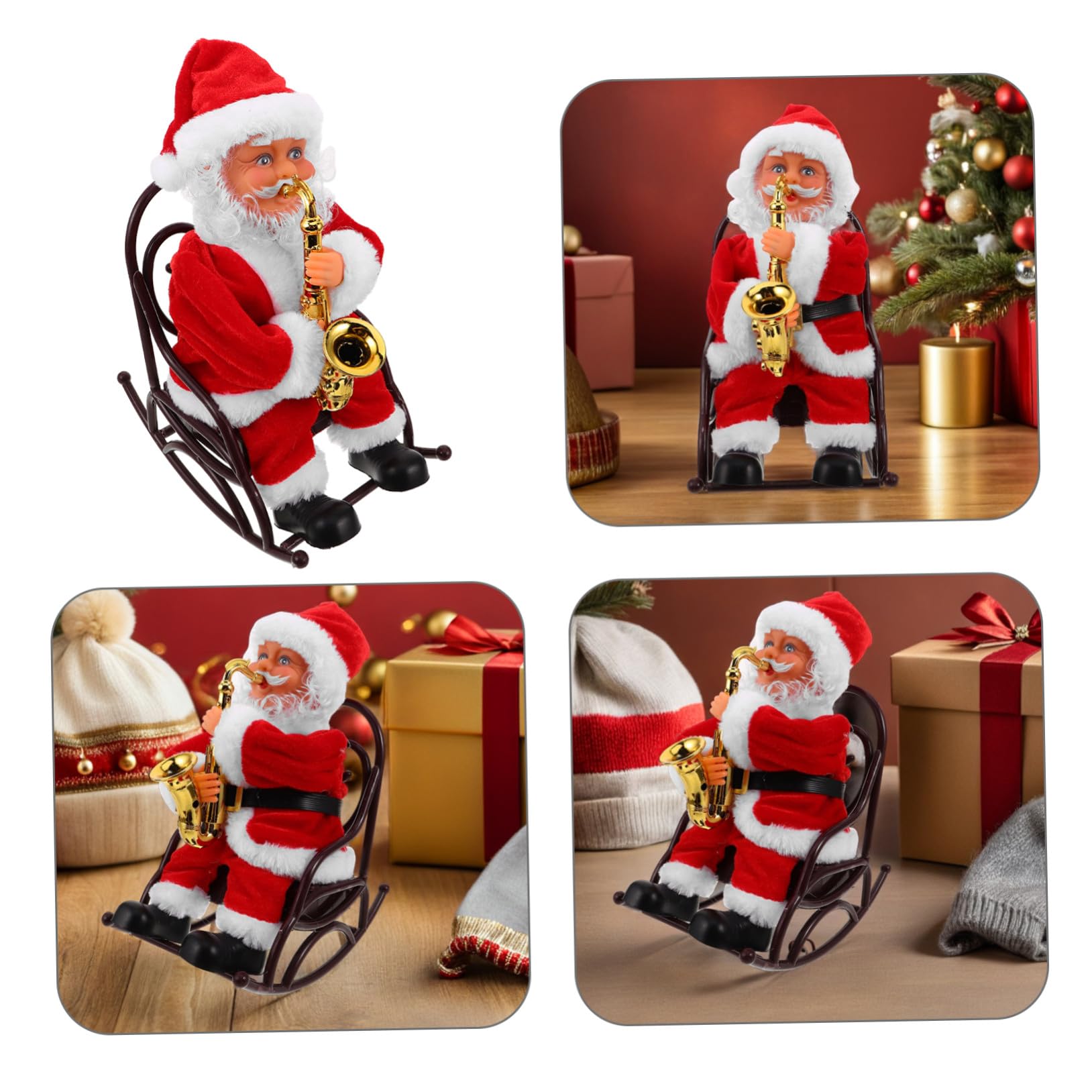 Papá Noel para Muñeco De Papá Noel Regalo De Fiesta Juguete Navideño De Juguetes Divertidos para Navidad De Dibujos Animados Navideño