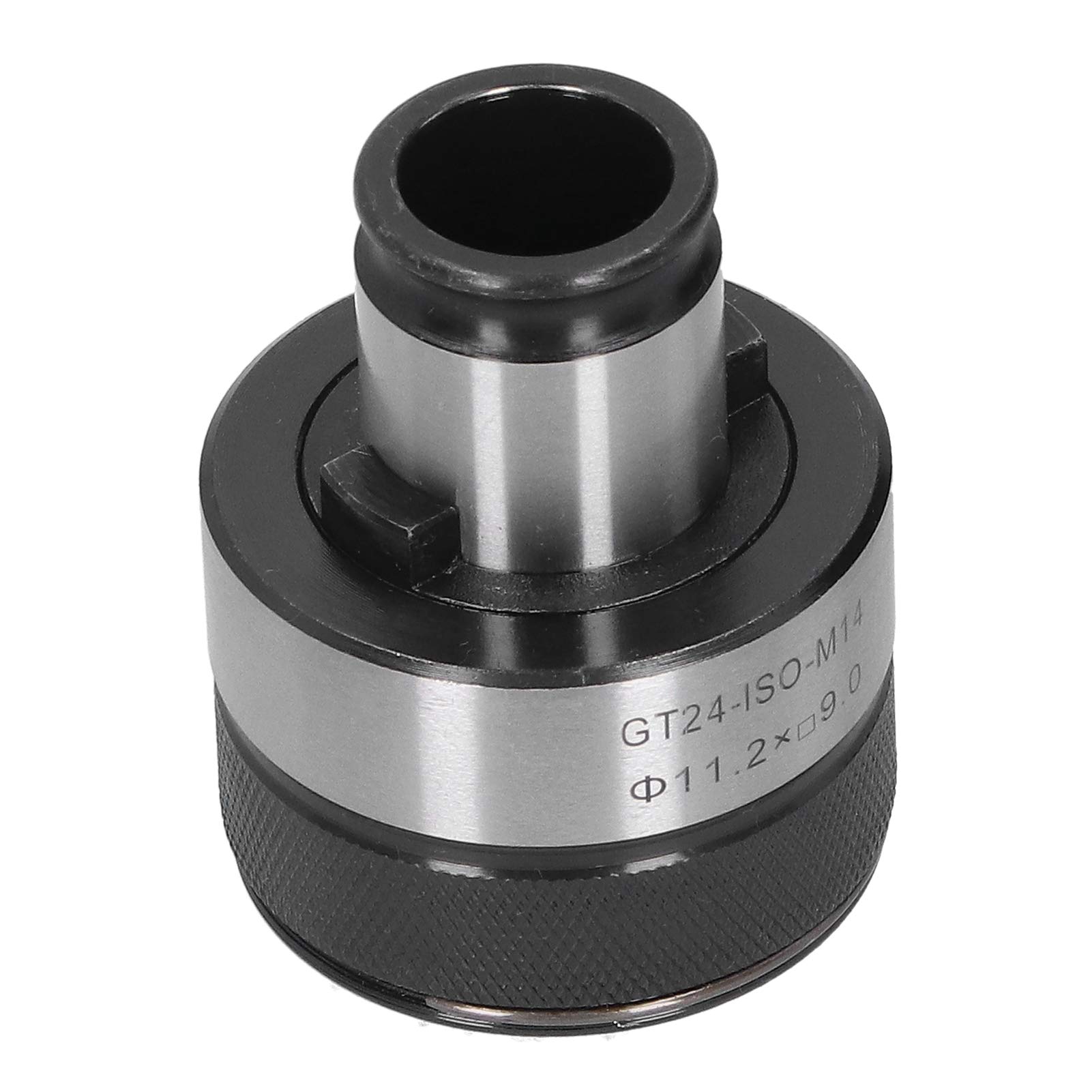 GT24 - ISO - Adaptador de mandril para máquina de roscar M14, pinza de roscar de acero de alta velocidad, mandril de roscar de torsión de cambio rápido para equipos de husillo