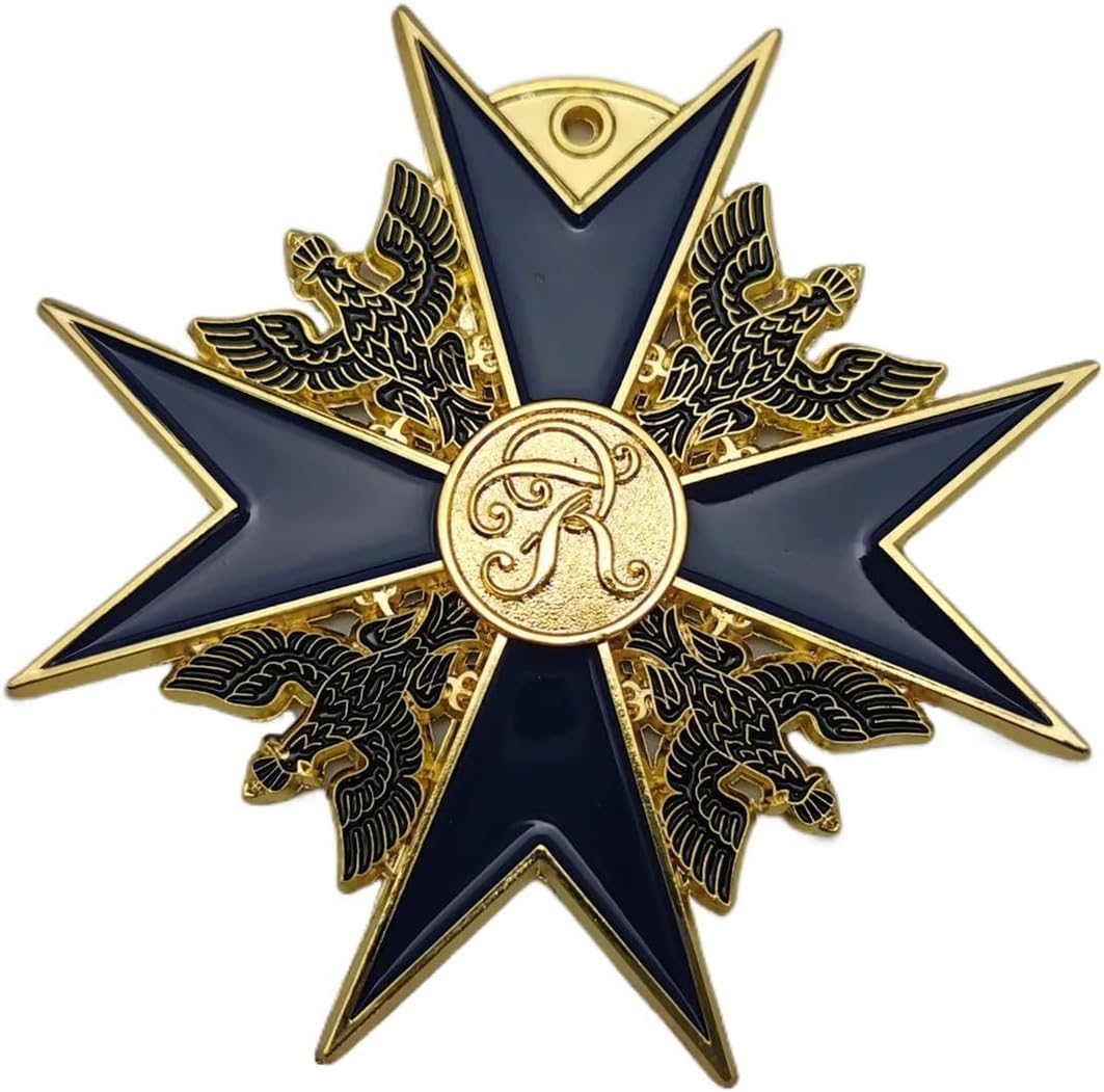 German Prussian Black Medal Emblem Badge Commemorative Coin