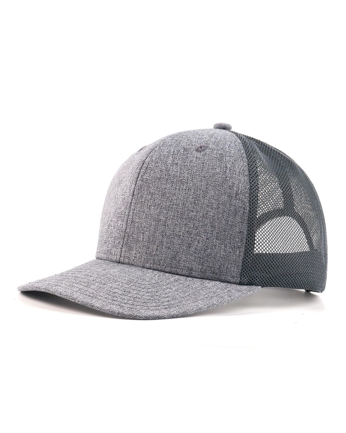 Zylioo M/L/XL/XXL Mesh Trucker Cap Großen Kopf,Sommer Running Sport Cap Größe 57-64cm,UV-Schutz Basecap Baseballkappe