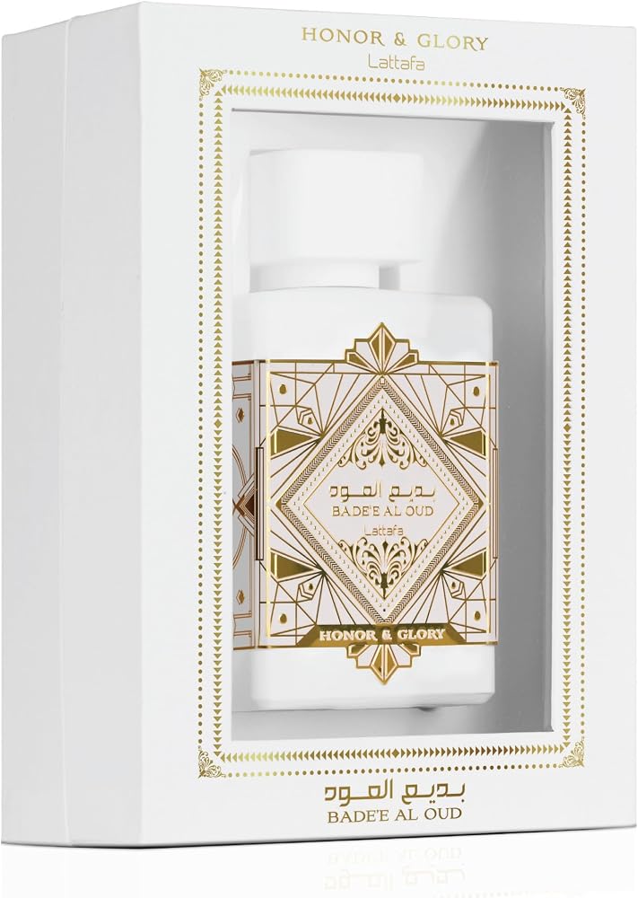 Lattafa Bade'e Al Oud Honor & Glory - Fruity, Vanilla, Warm Spicy, Woody - Eau de Parfum Long-Lasting Fragrance for Unisex, 3.40 Ounce / 100 ml | Unisex