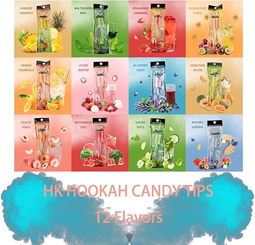 Miniatura 2 de Puntas de cachimba, puntas de cachimba (puntas de cachimba de caramelo), puntas alegres que brillan en la oscuridad, accesorios de chupete envueltos