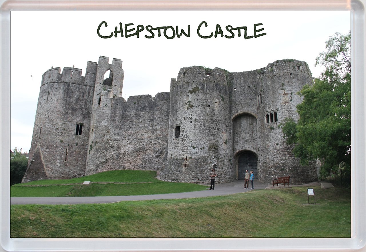 Baked Bean Store Chepstow Castle - Monmouthshire - Jumbo Fridge Magnet