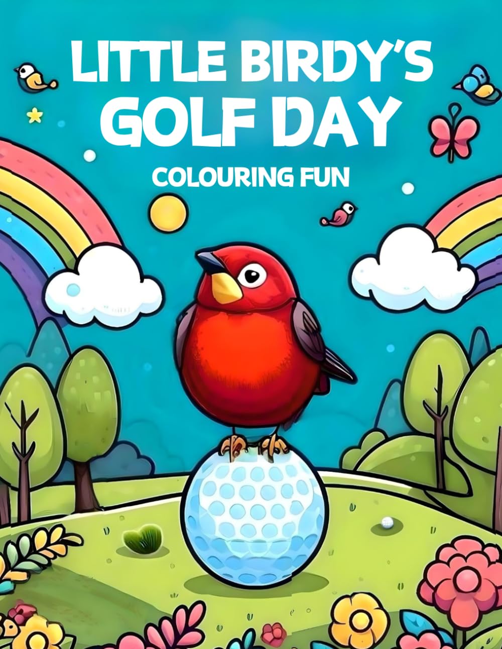 Little Birdy’s Golf Day: Colouring Fun (Little Birdy’s Colouring Books)