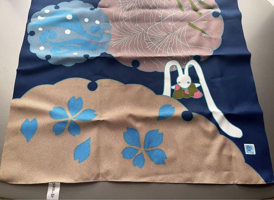 Amazon.co.jp: 辻村寿三郎きもの姿 風呂敷 ふくさ セット うさぎ