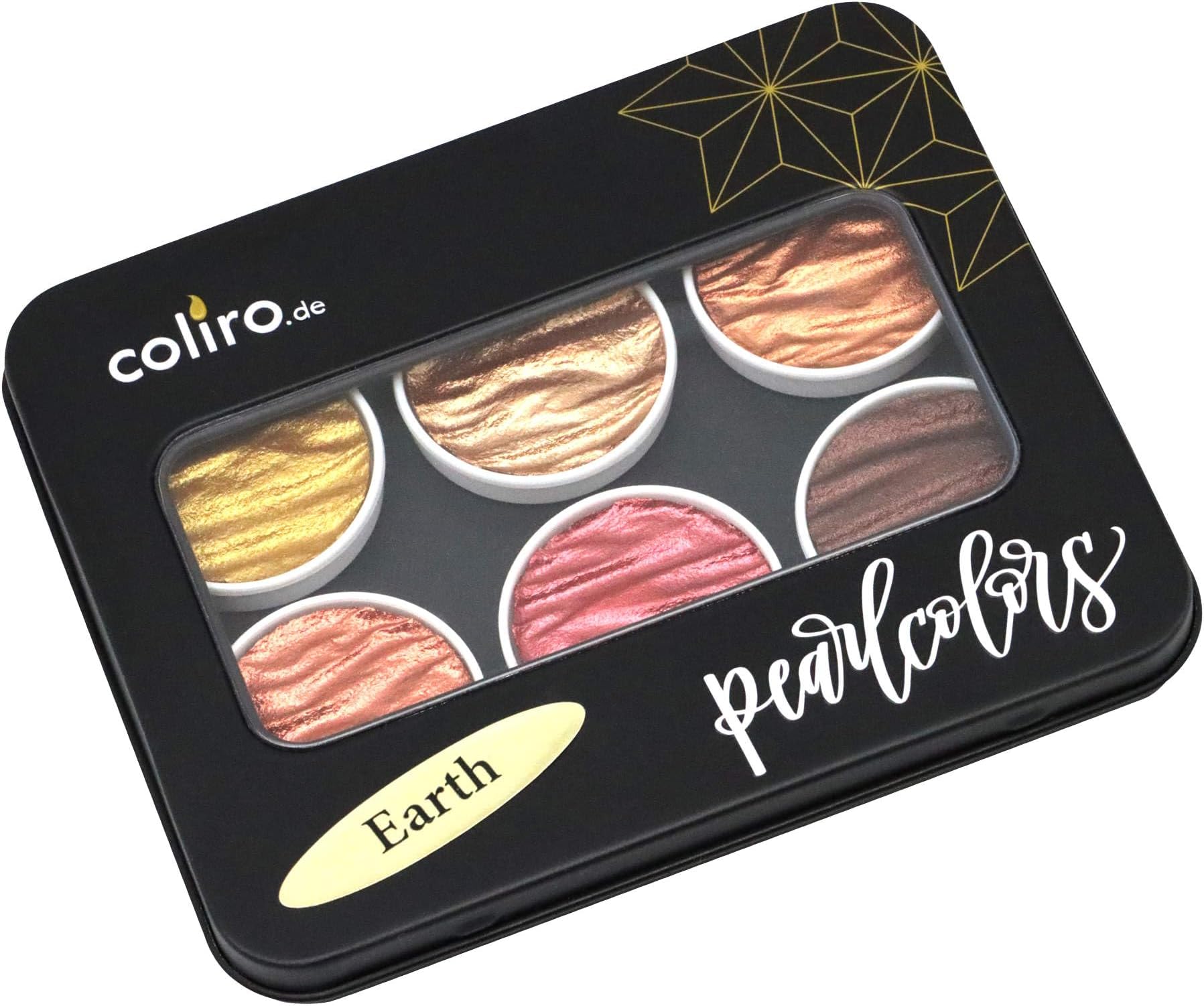 Coliro Artist Mica Watercolour M700 Set"Earth" by Finetec