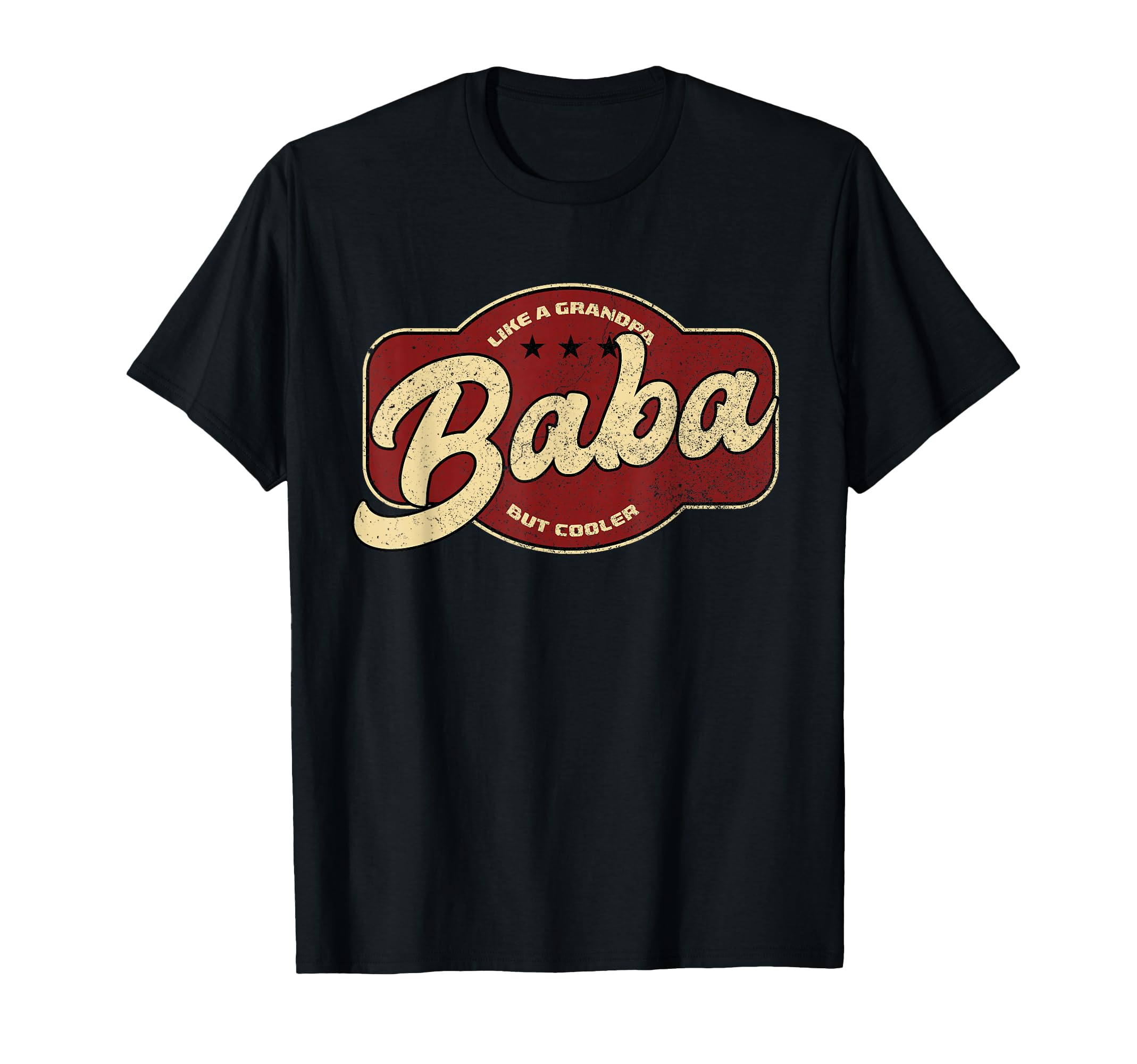Vintage Baba Like a Grandpa but Cooler - Baba Arabic T-Shirt