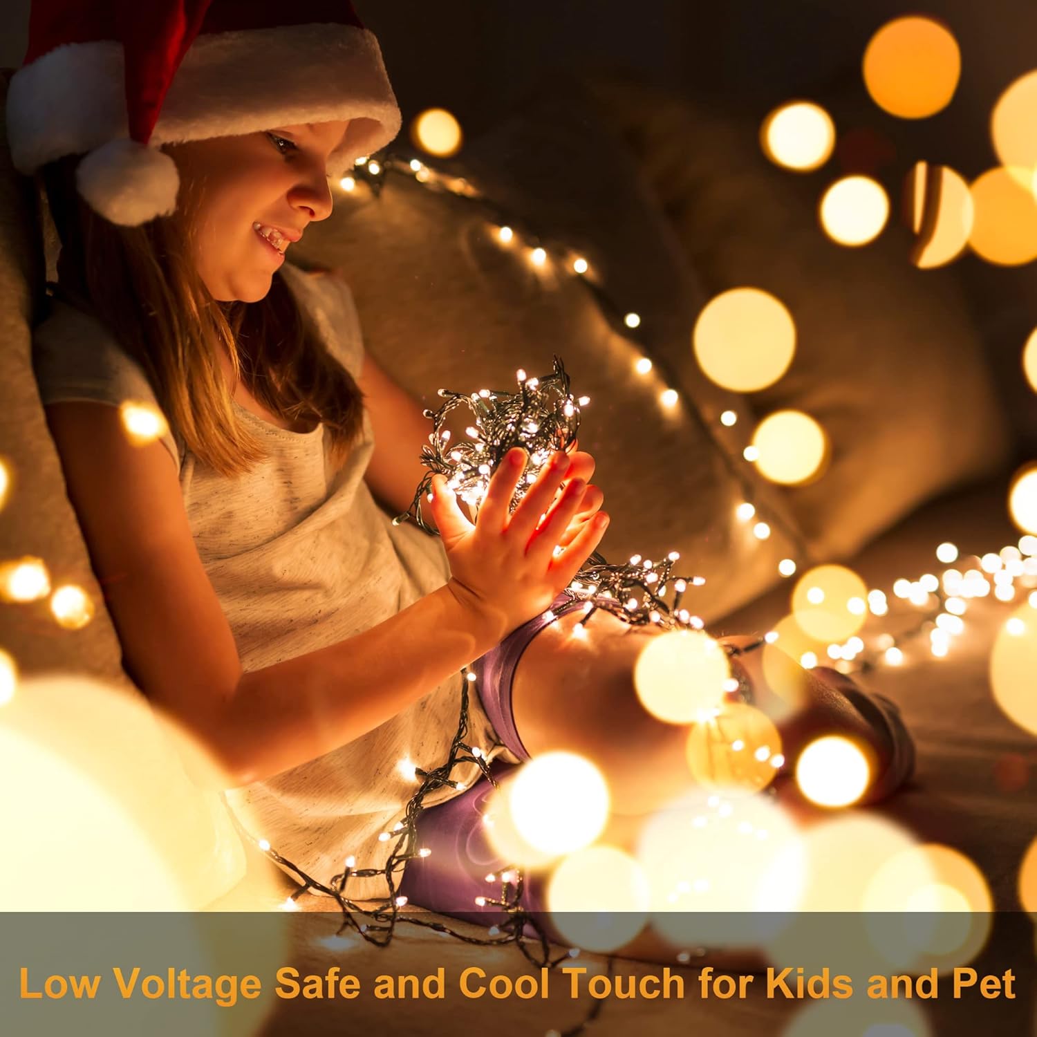 LIGHTSHARE 1000LED 328FT String Lights Warm White, 8 Modes 30V Plug in Fairy Lights with Remote Control for Home Garden Yard Christmas Wedding Holiday Party Thanksgiving (1pc Green Wire)