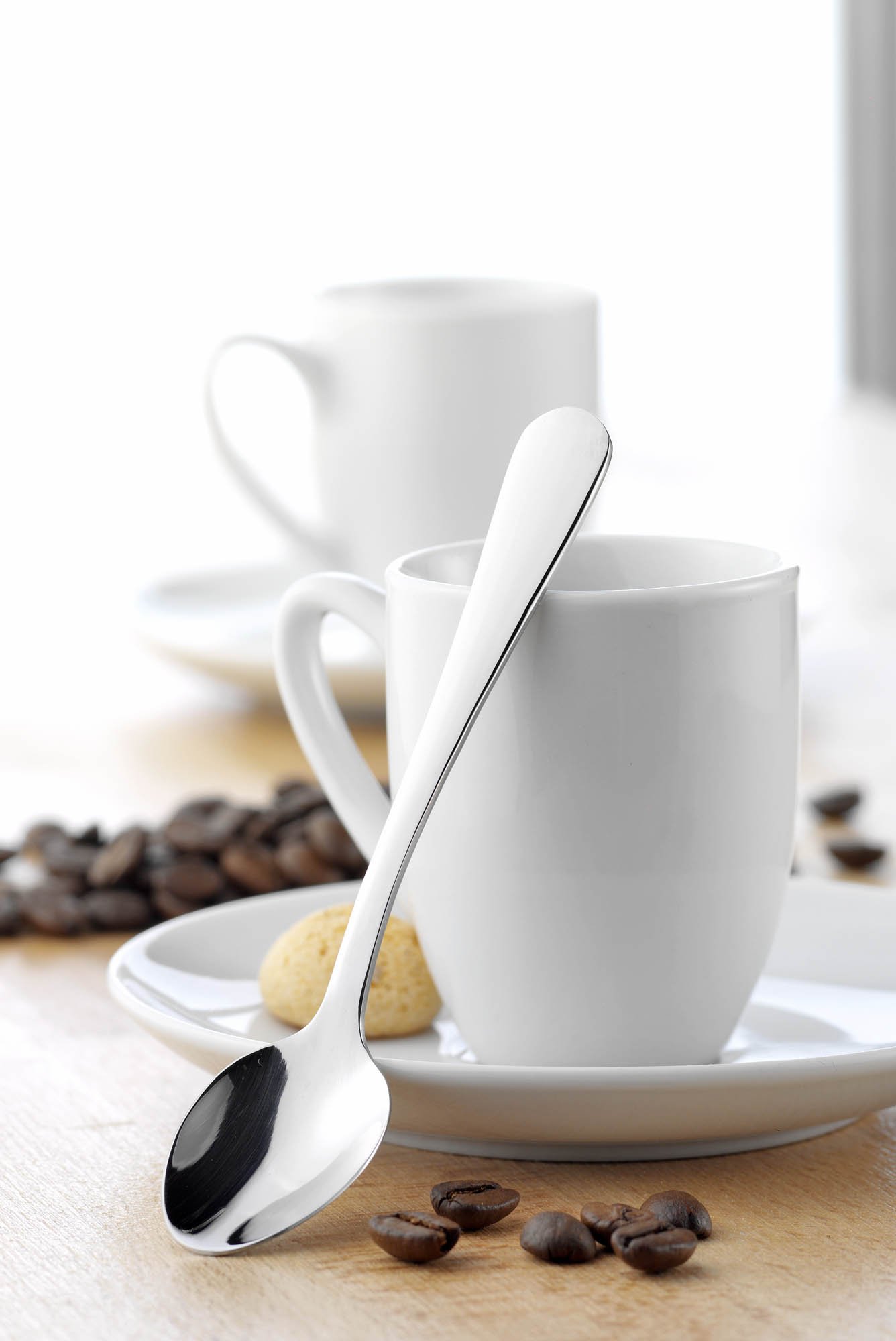 Koffielepelset model , 18/0 roestvrij staal, gepoljst - de voordelige