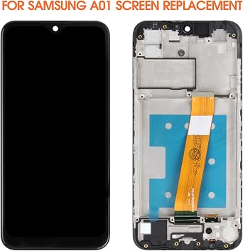 for Samsung Galaxy A01 Replacement Screen LCD and Digitizer A01 SM-A015AZ Screen Replacement SM-A015AZ LCD SM-A015F SM-A015G A015 Screen Replacement Assembly with Frame Big Size(Not fit A015M