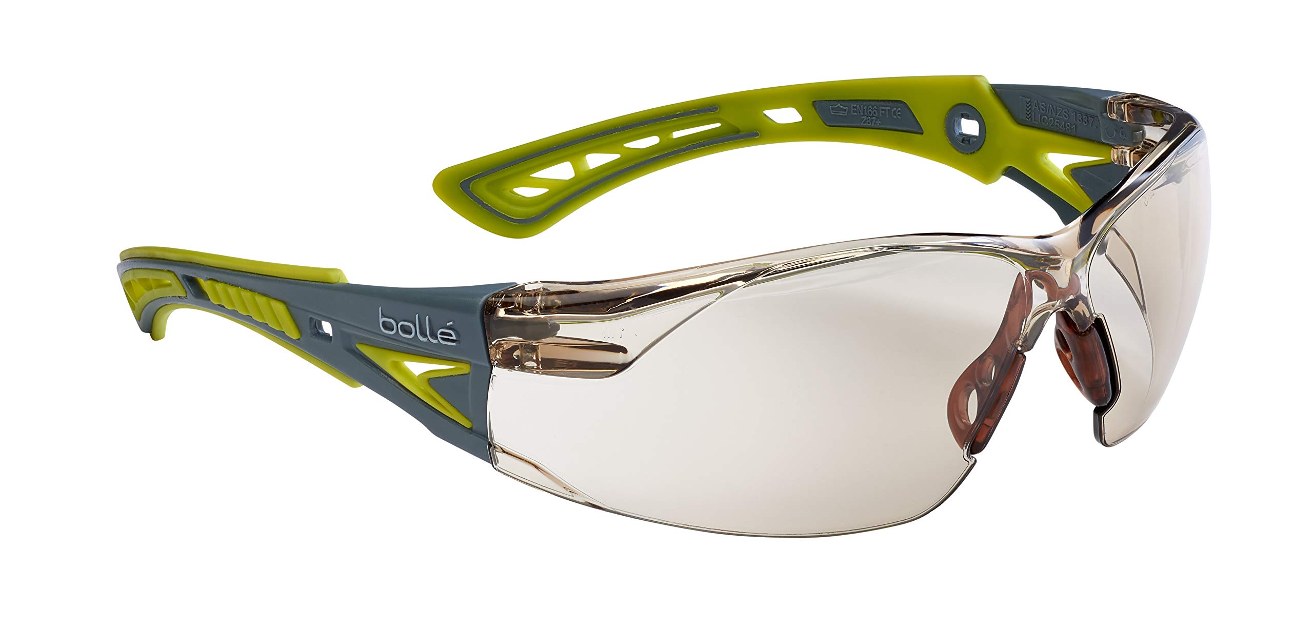 Bolle Rush with Grey Lenses with Protection Against UVA/UVB, Impact, Fog and Blue Light - RUSHPSCSPL