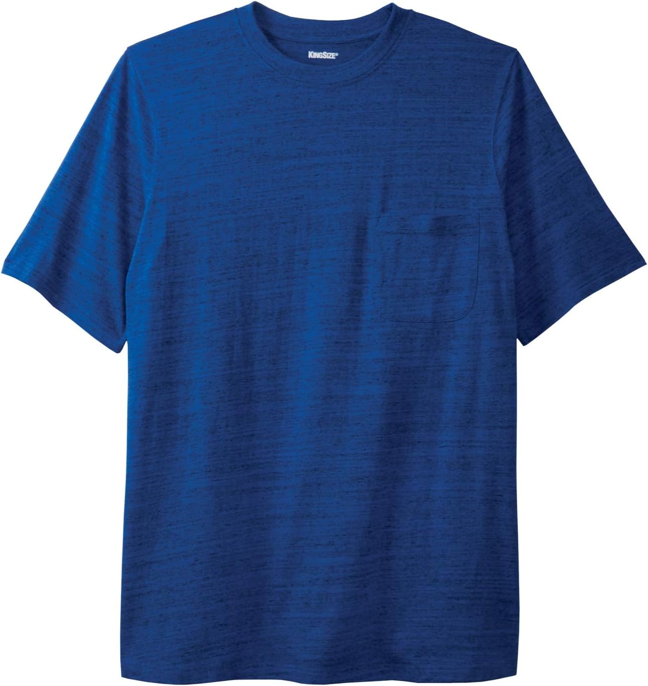 KingSize Men's Big & Tall Shrink-Less Lightweight Pocket Crewneck T-Shirt