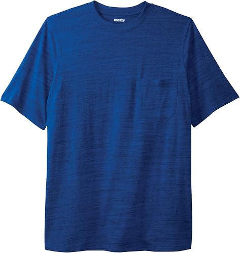 KingSize Shrink-Less Lightweight Pocket Crewneck T-Shirt