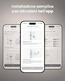SwitchBot Lock Ultra Max con SwitchBot Tastierino Vision Pro, riconoscimento 3D di volto e vene del palmo, sblocco in 1,1 s, facile installazione, autonomia 9 mesi, accesso remoto e Matter - 6