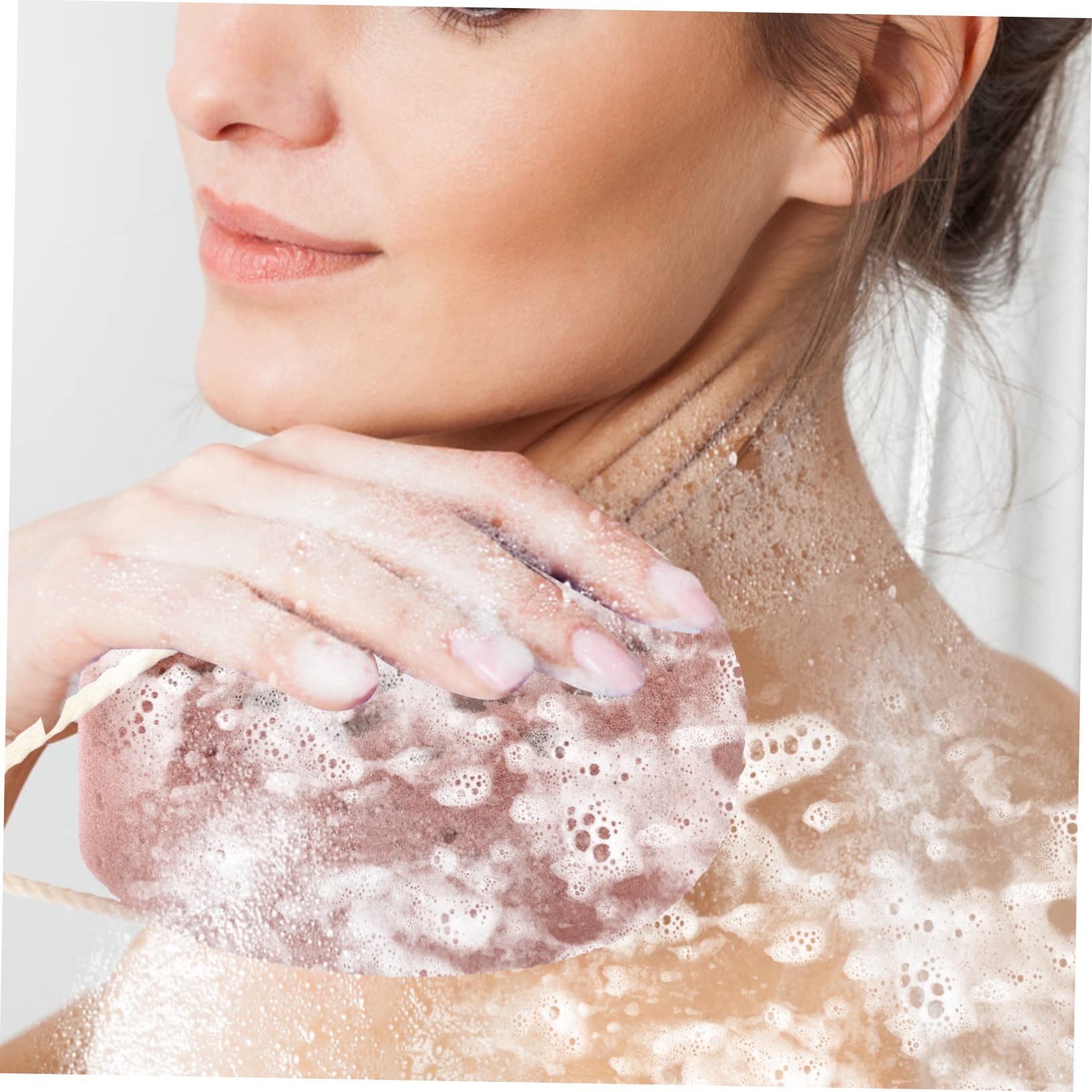 POPETPOP 5pezzi Spugna Da Bagno Morbida e Riutilizzabile Scrub Per Corpo e Schiena Esfoliante Per Massaggio Accessorio Da Carino Perfetta Per Relax e Benessere