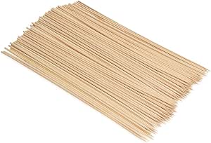 100 Spiedini In Bambù Da 11,9 Cm – Perfetti Per Antipasti, Frutta, Snack E Salsicce | Robusti E Sicuri, Ideali Per Grigliate E Buffet - 2