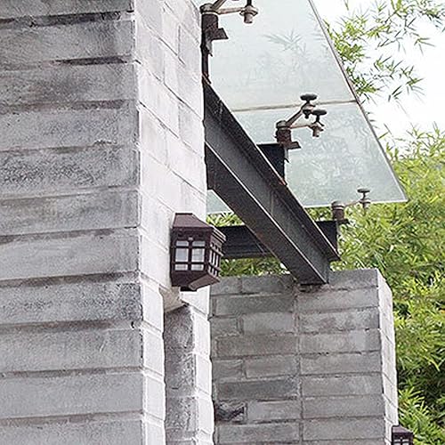 Miniatura 7 de Fafeicy 2 unids luz blanca LED solar luces de pared al aire libre impermeable panel lámpara de pared decorativa para patio jardín villa