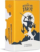 Vista 2 de Baraja de cartas de tarot moderna con guía de 194 páginas y 78 cartas de tarot basadas en Rider-Waite, perfecta para principiantes y expertos, tarot