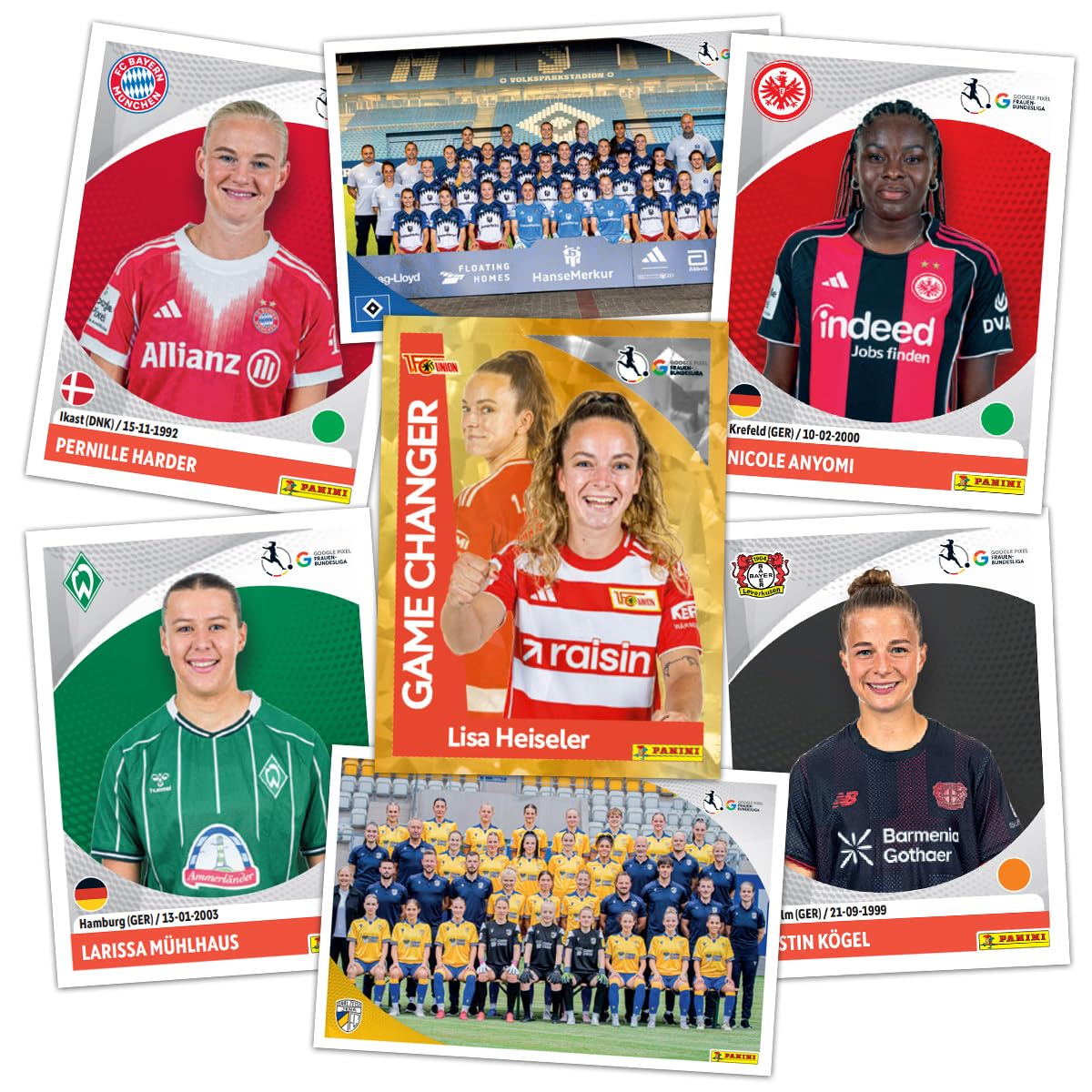 Panini Google Pixel Frauen-Bundesliga 2025/26 Stickerkollektion (Mega-Bundle)