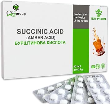 Succinic Acid 80/0.25g Amber Acid