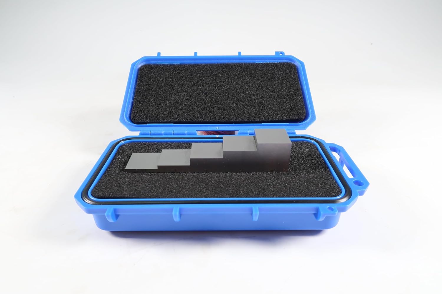 5 Step 2.5-5-10-15-20mm 1018 Steel Certificated Calibration Test Block for Thickness Testing with ABS Carrying case