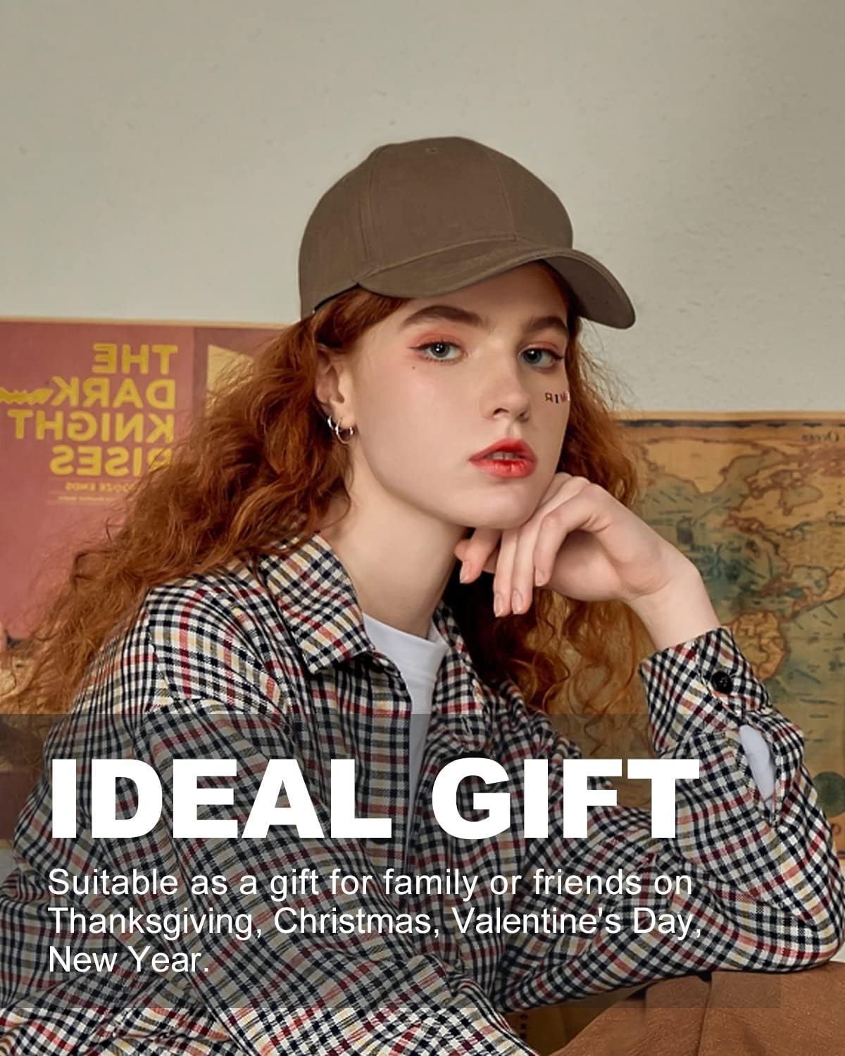 Zylioo XL XXL Oversize Baseball Cap, 100% Cotton Adjustable Dad Hat for Big Heads 23.5"-25.5", Soft Crown Large Size Cap - Image 5