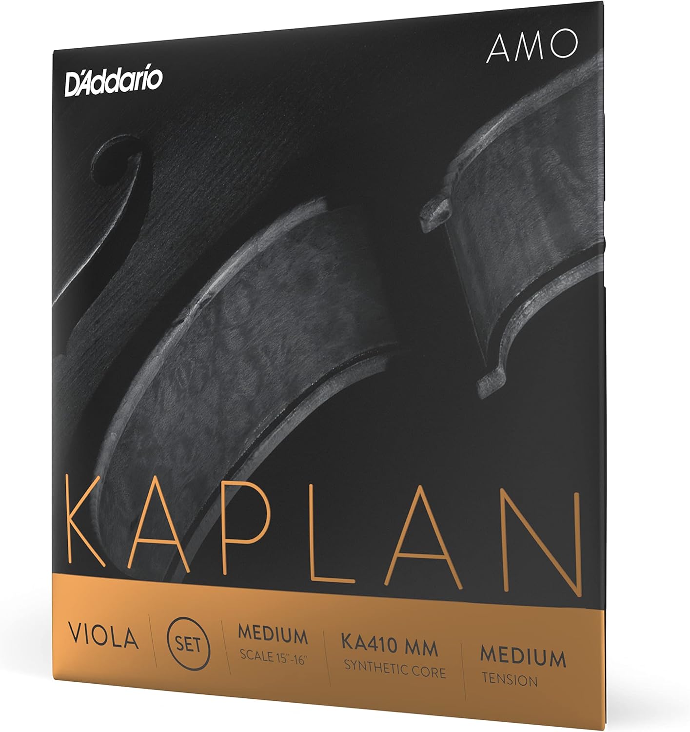 D'Addario Kaplan Amo Viola Strings - Full Set - KA410 MM - Viola Strings - Medium Scale, Medium Tension
