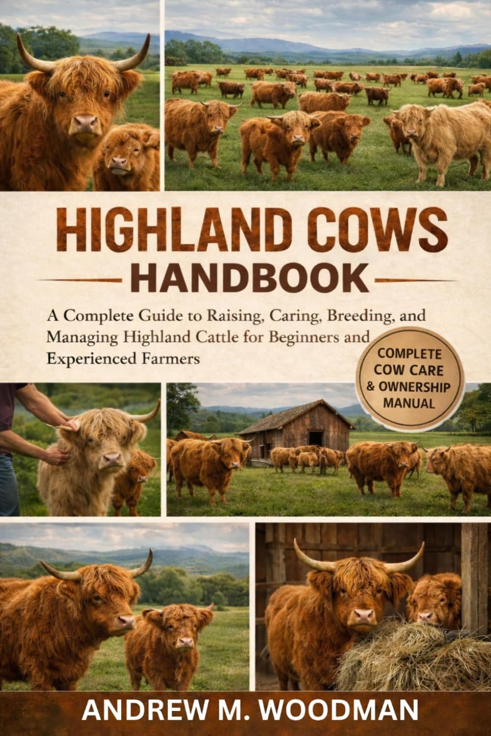 HIGHLAND COWS HANDBOOK: A Complete Guide to Raising, Caring, Breeding, and Managing Highland Cattle for Beginners and Experienced Farmers