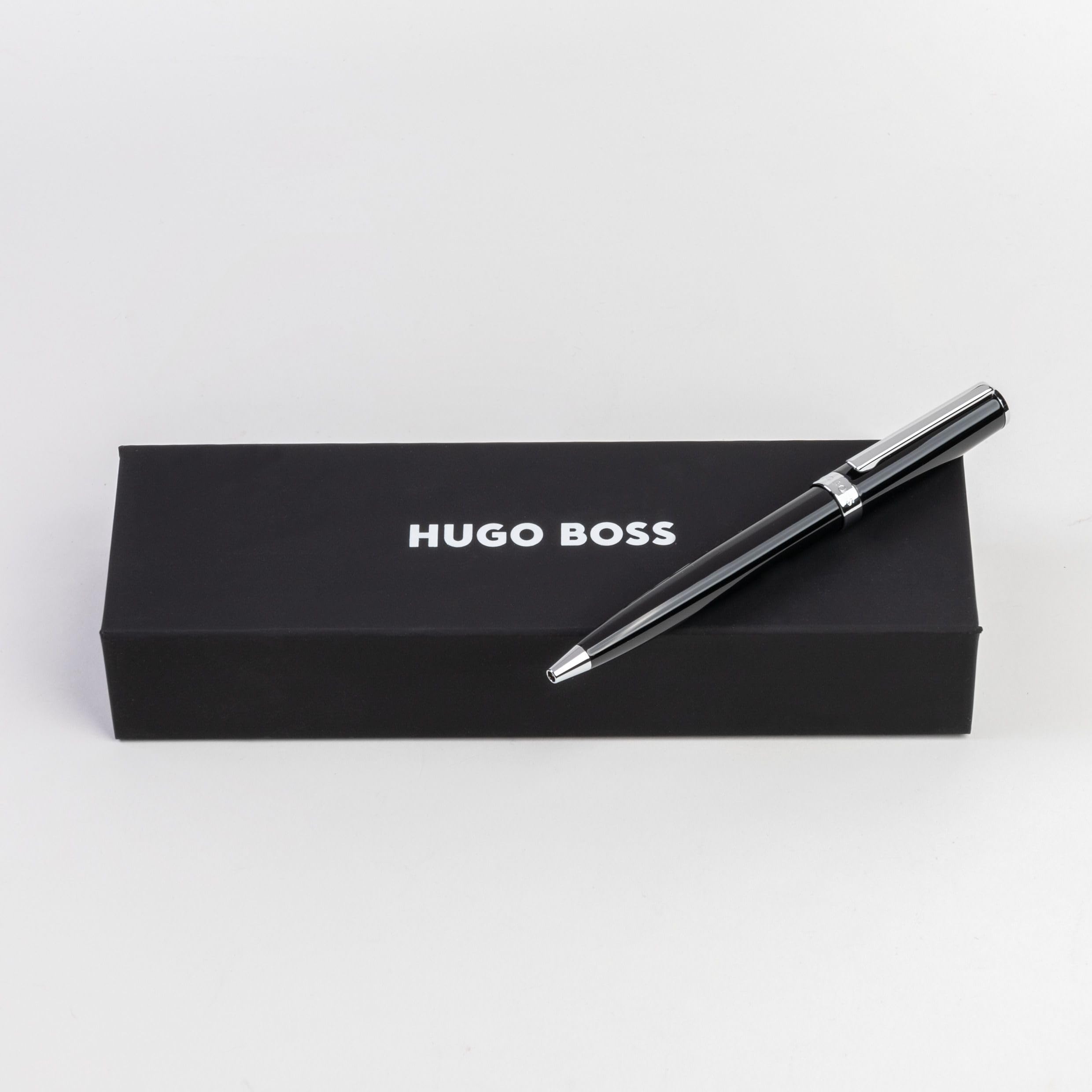 Amazon | Hugo Boss ボールペン ギアアイコン ブラック | ブルーインク