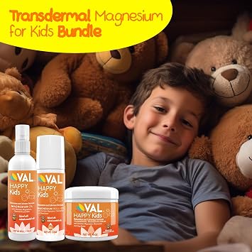 VAL Happy Kids Transdermal Magnesium Bundle for Kids