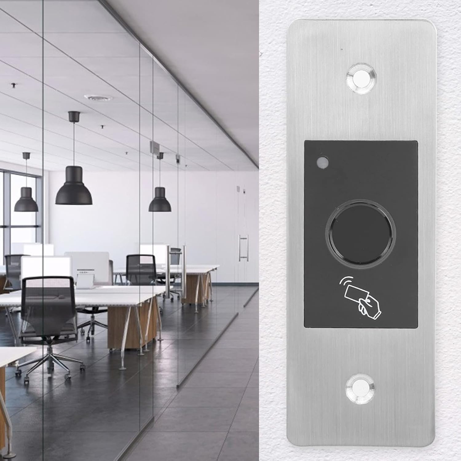 Yinhing 125KHZ Access Controller Fingerprint Card Reader Sturdy Metal Structure for Secure Entry Systems in Offices and Homes