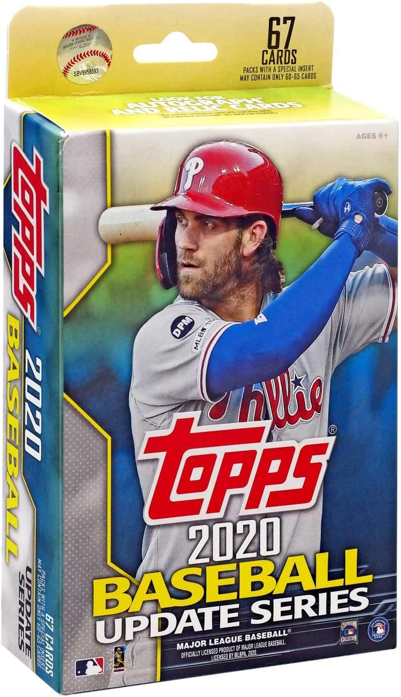 2020 Topps Update Series 3 MLB Baseball Factory Sealed Hanger Pack Box 67 Cards in All Chase Randy Arozarena Rookie Cards in Tampa Bay Rays Uniform Chase Retail Exclusive Turkey Red Chrome Insert Rookie Card of Luis Robert