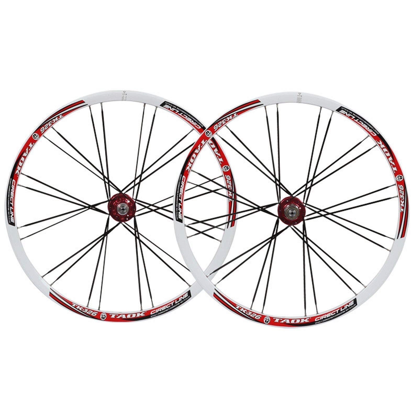Zestaw kół do roweru górskiego 66 cm przednie tylne koło 6 gwoździ hamulec tarczowy szybkie zwalnianie 24 otwory proste łożysko piasta dla 8 9 10 prędkości