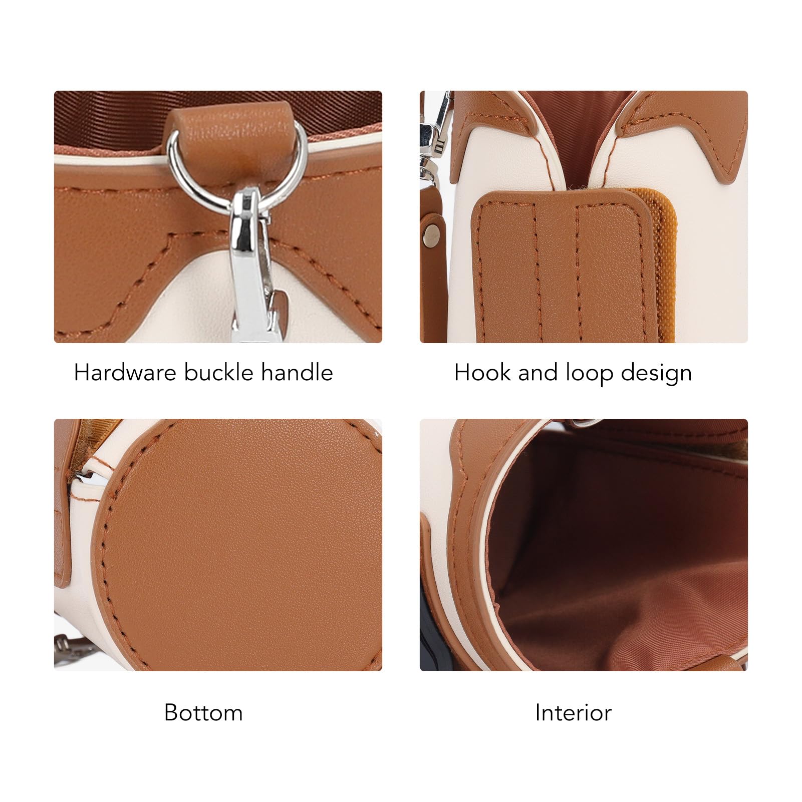 Scaldabiberon portatile 21 marce Scaldabiberon con temperatura regolabile Scaldabiberon universale ricaricabile con display digitale Borsa riscaldante for latte for bambini for viaggi e casa (marrone)