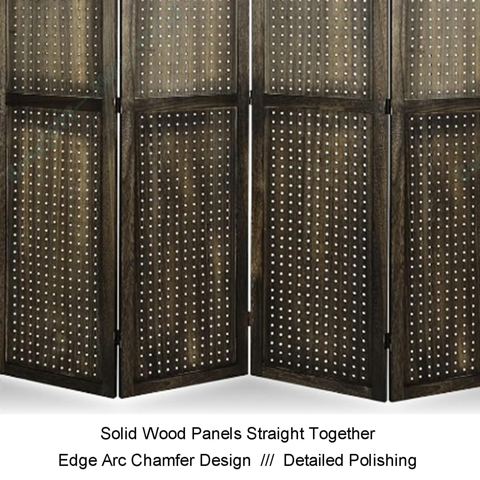 Pegboard-Raumteiler, 1–8-Panel-Pegboard-Display-Raumteiler, Sichtschutz, Pegboard-Displayständer für Juweliergeschäft, Basar, Schlafzimmer (Holzfarbe, 2 Panele)