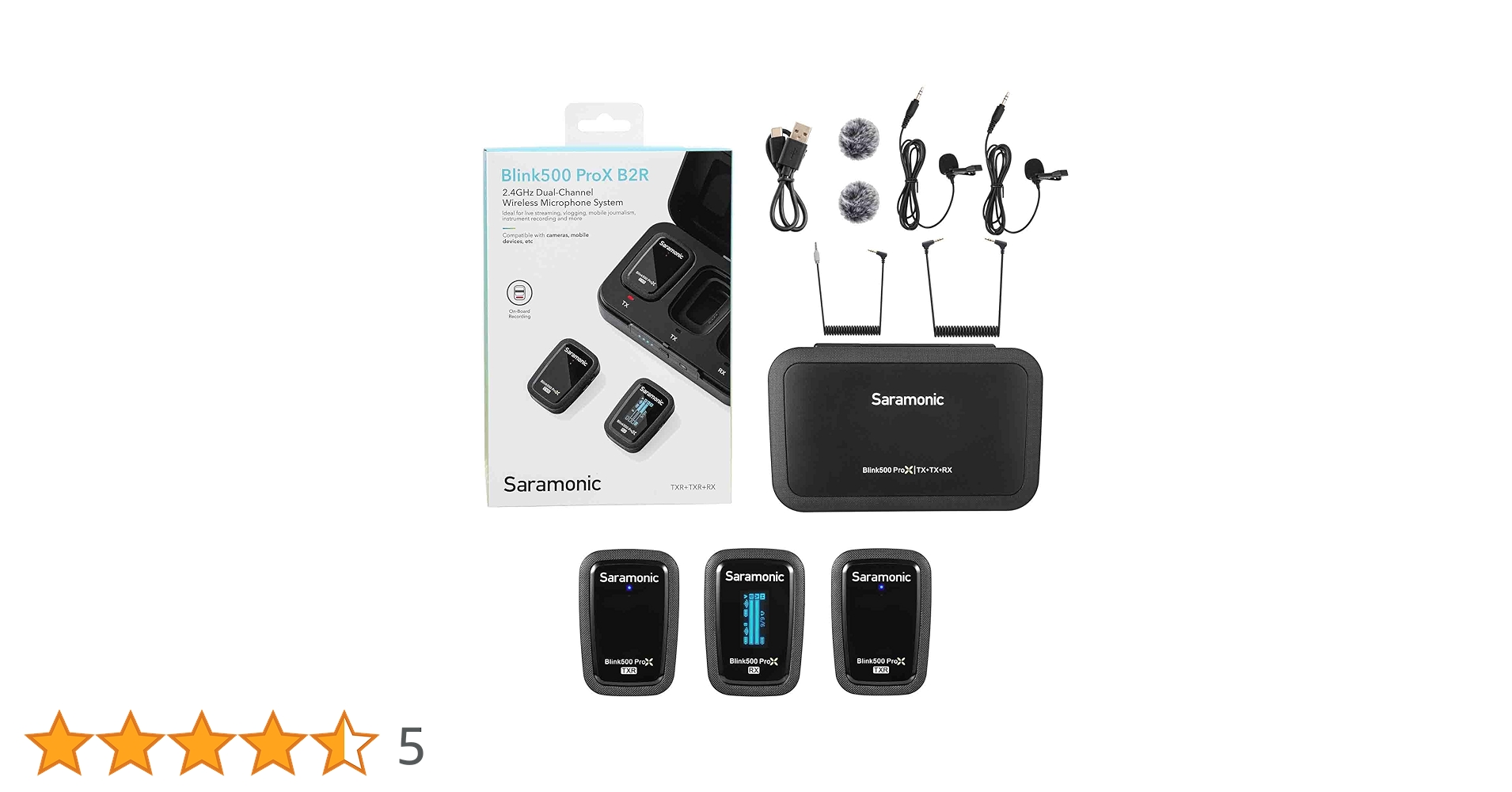 Saramonic サラモニック 2.4G超小型ワイヤレスマイクシステム 黒 Saramonic サラモニック 2.4G超小型ワイヤレスマイクシステム 黒