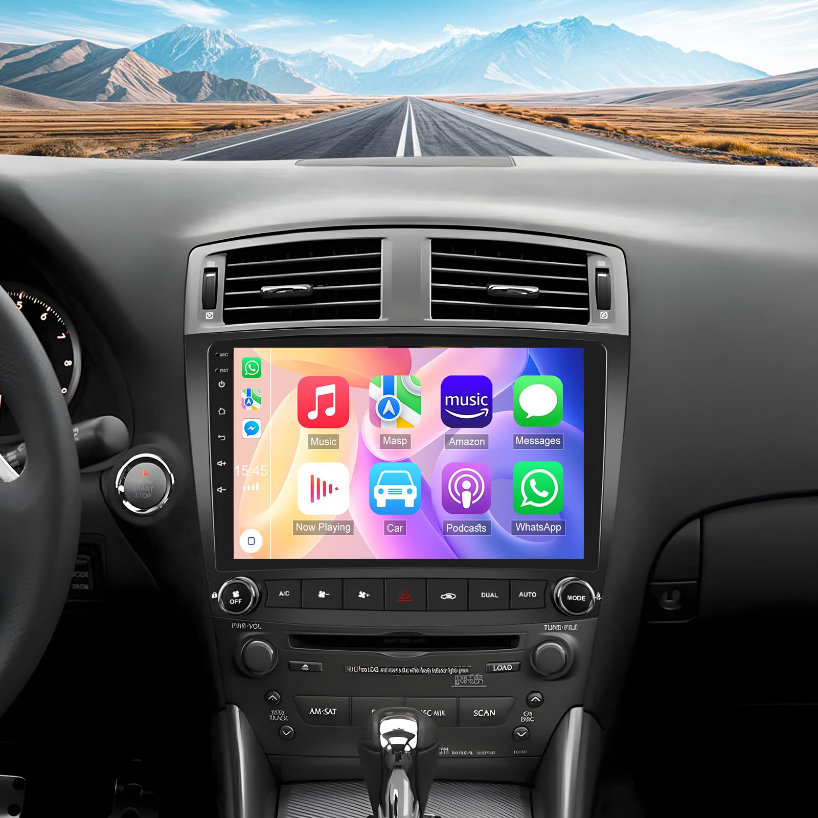 Photo 1 of Upgrade Car Radio for Lexus IS250 IS300 IS350 2006-2012 Stereo, 10.1inch IPS Touch Screen Android Radio for Lexus Car Stereo with Carplay Android Auto/FM/Bluetooth/GPS/WiFi/AHD Back-up Camera/MIC