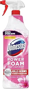 Domestos Power Foam Floral Burst Toilet & Bathroom Cleaner Spray sprays ...