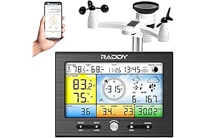 Raddy 13-in-1 Garden Weather Station Wi-Fi