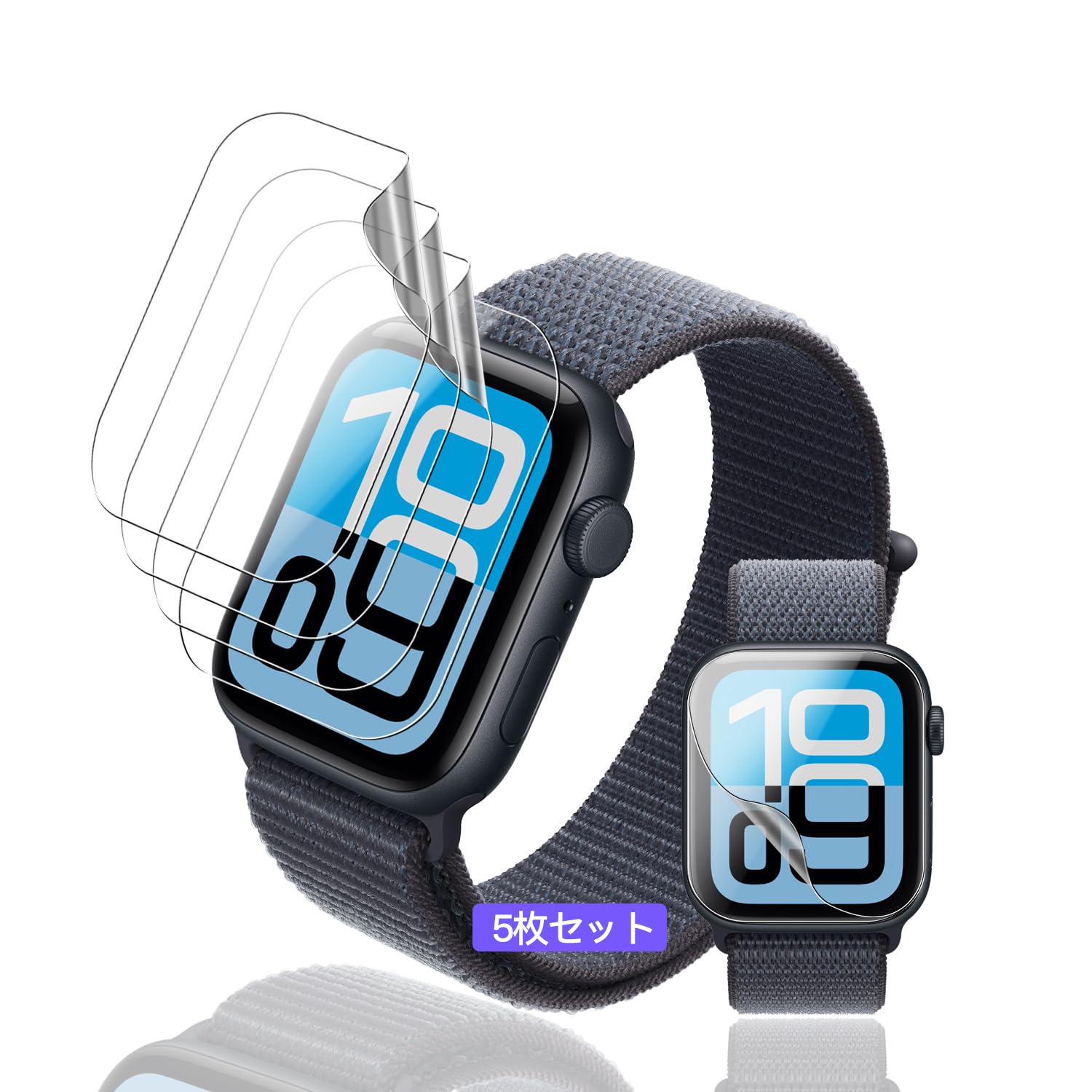 【wnunbg 5枚セット】用 Apple Watch series SE 3 Amazon.co.jp: 【wnunbg 5枚セット】用 Apple Watch series SE 3 44MM