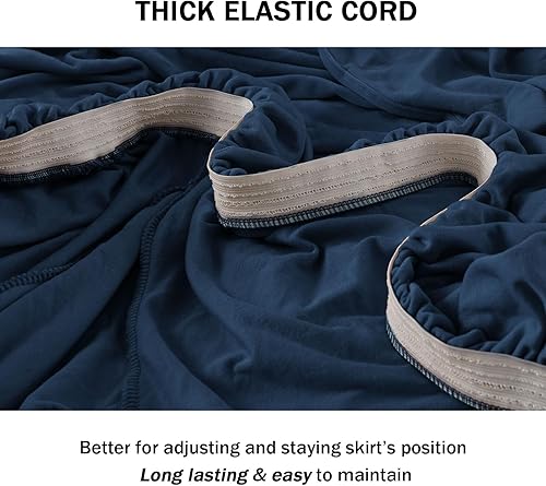 Miniatura 4 de NICEEC Funda de sofá súper suave de 1 pieza, color azul marino, elástica, universal, color rojo vino, elastano, para sala de estar, fácil ajuste,