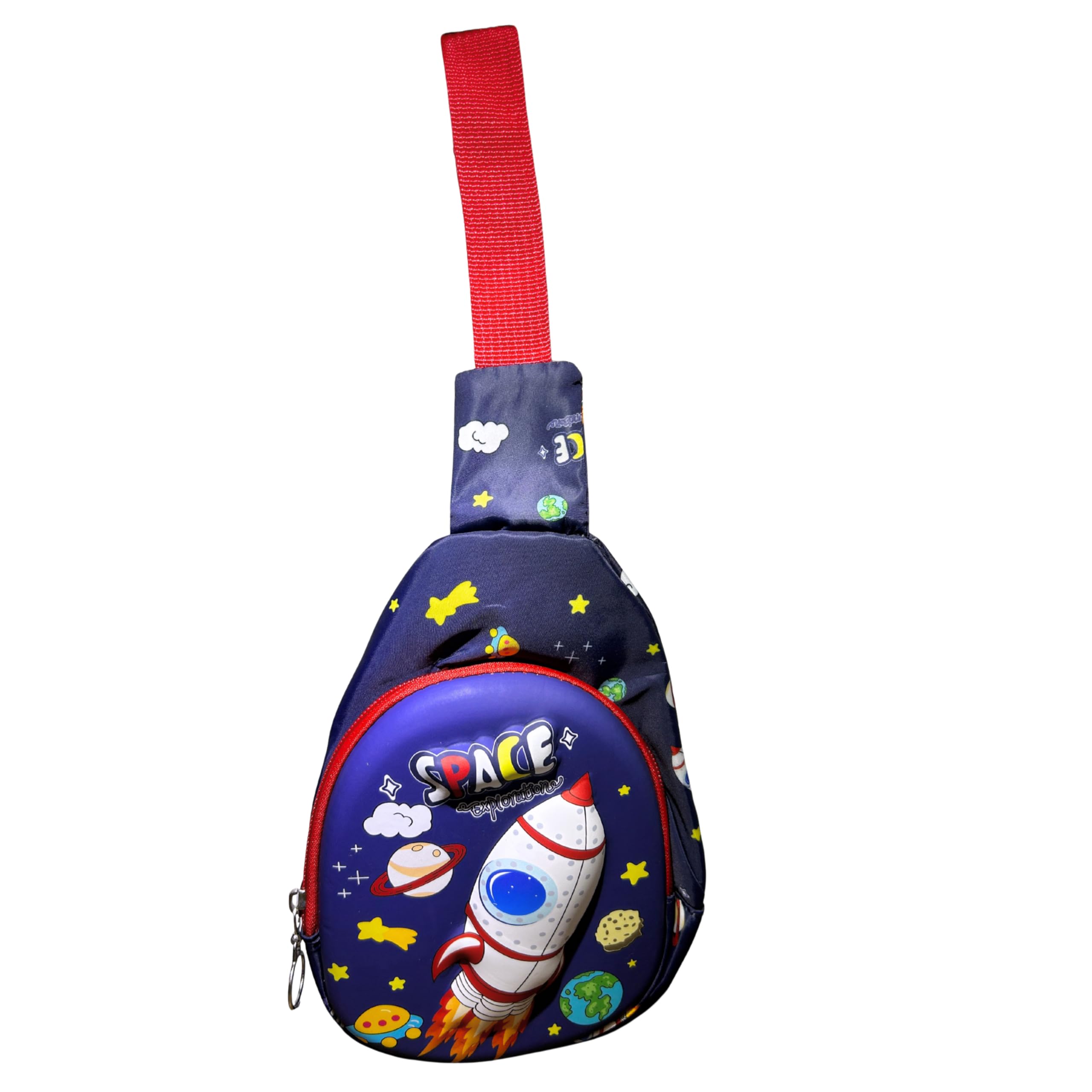 Kids Small Cartoon Design Sling Crossbody Shoulder Bag for Boys & Girls, School Travel & Casual Backpack with Adjustable Strap for Children & Toddlers-image-36