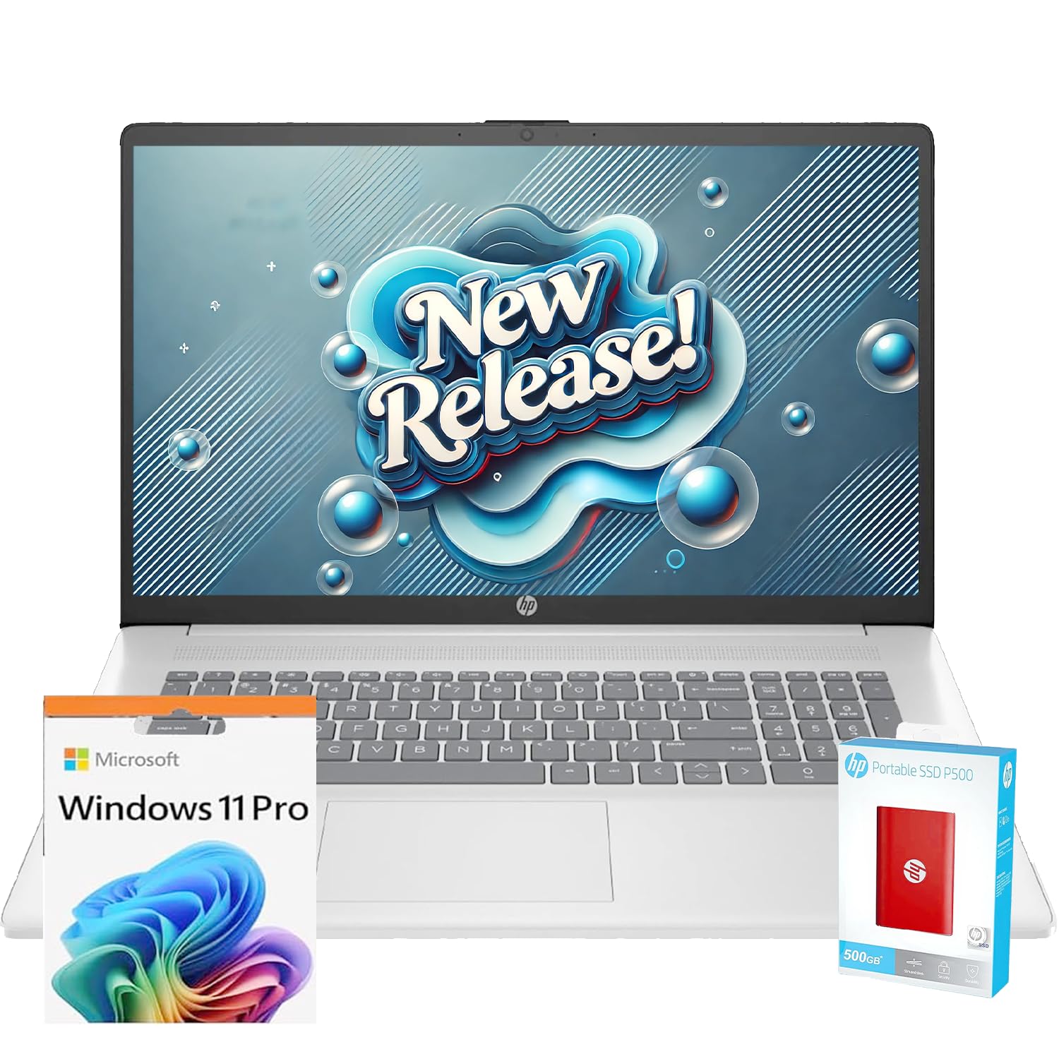 Amazon.com: HP 2025 New 17 inch Touchscreen Laptop Computer • 64GB