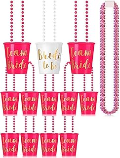 tuwiwol 12x decoraciones de despedida de soltera negras, vasos de chupito elegantes ABS, vasos de chupito con nudo atado, vasos de chupito de despedida de soltera, B